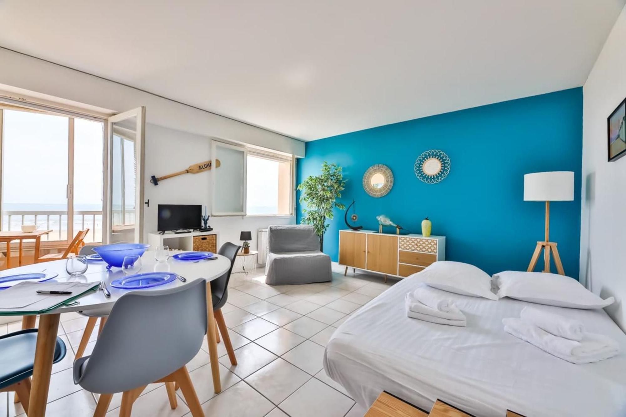 Апартаменты Horizon - Sejour Cocooning Vue Mer Сен-Жан-де-Мон Экстерьер фото
